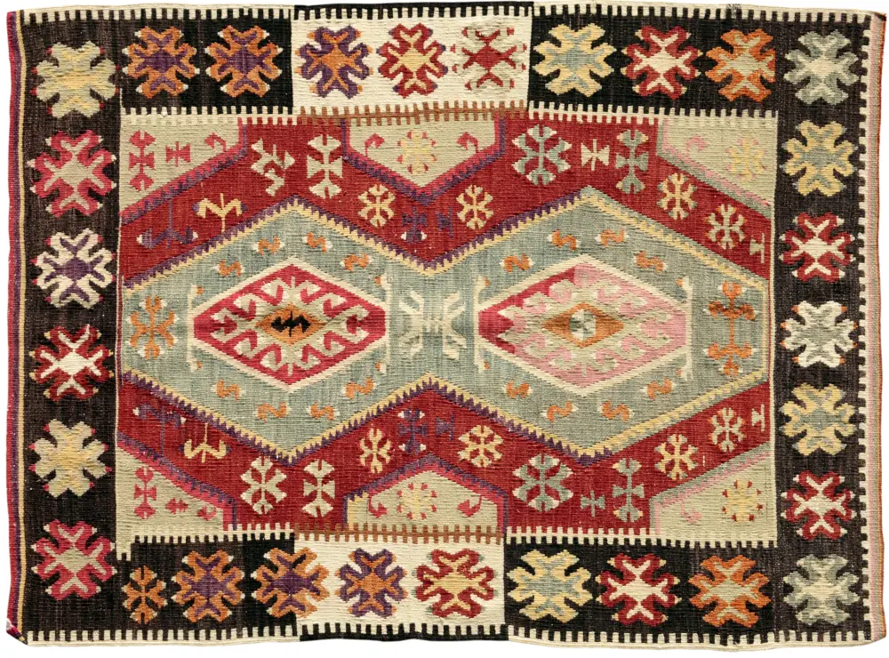 Example of a nomadic carpet weave